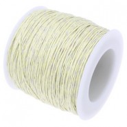 Wachskordel 1.0 mm Creme gelb